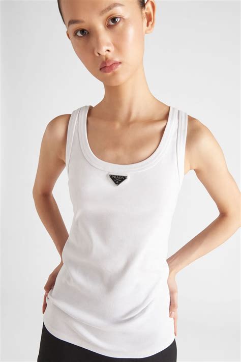 prada men tank top|prada logo tank top.